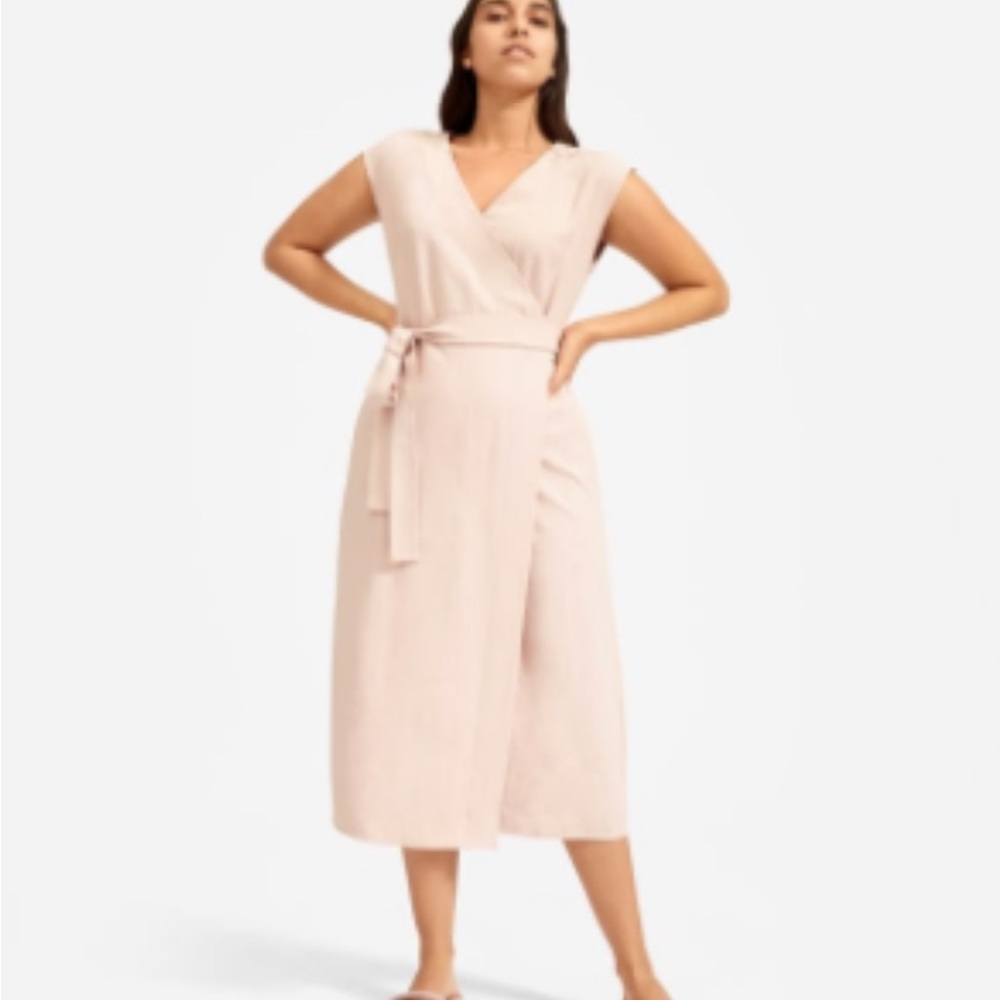 Everlane Japanese Go-Weave Wrap Dress